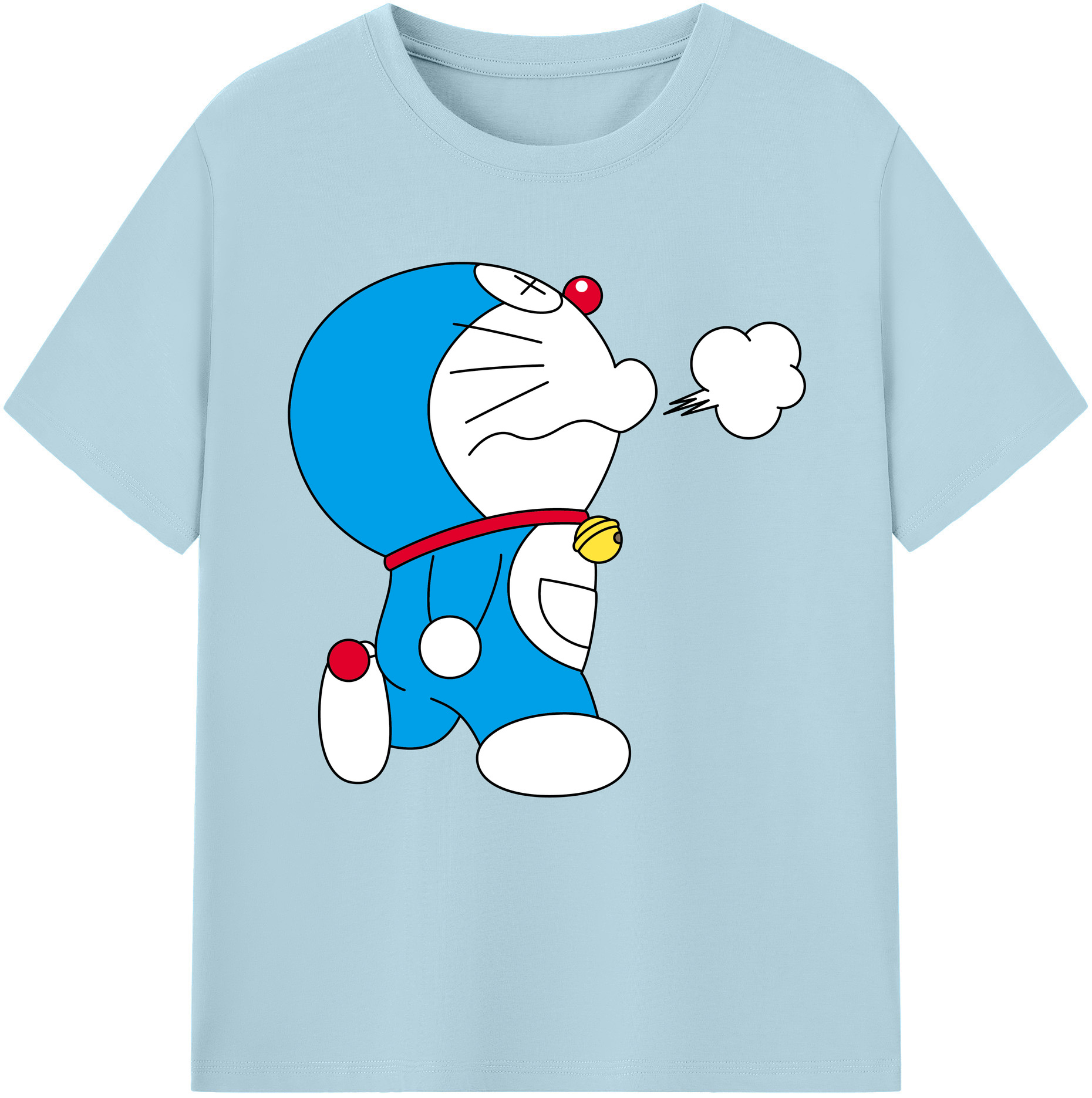 （画像用） ドラえもん Doraemon 綿100％半袖Tシャツ（フロントプリント）